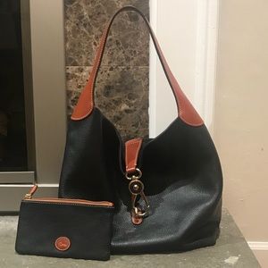 Dooney & Bourke Belvedere Logo Lock Shoulder Bag